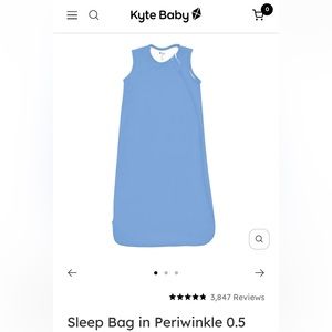 Kyte Baby Sleep Bag in Periwinkle 0.5 tog